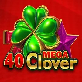 Logo of 40 Mega Clover from Amusnet Interactive at Hispin Casino