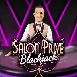 Blackjack Salon Privé slot visual from Ezugi available on hispincasino.eu