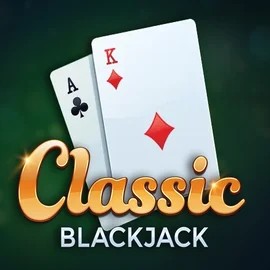 Classic Blackjack logo by Red Tiger Gaming at Hispin Casino