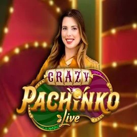 Crazy Pachinko logo by Evolution at Hispin Casino