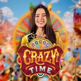 Crazy Time casino game by Evolution – featured logo at Hispin Casino