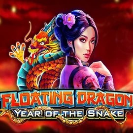 Floating Dragon Year of the Snake logo by Pragmatic Play Hispin Casino