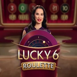 Lucky 6 Roulette slot logo by Pragmatic Play at Hispin Casino