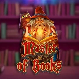 Master of Books slot logo by Swintt at Hispin CasinoMaster of Books