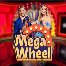 Mega Wheel online game logo by Pragmatic Play on hispincasino.eu