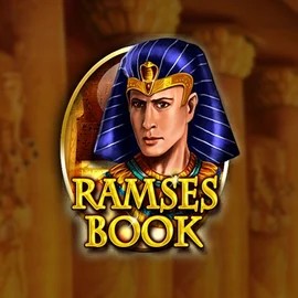 Ramses Book Deluxe slot logo by Gamomat at Hispin CasinoRamses Book Deluxe