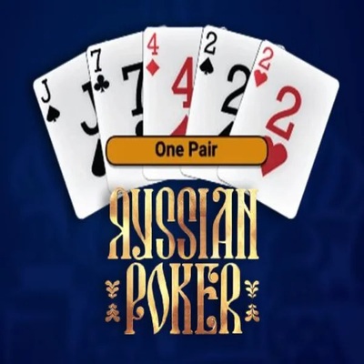 Russian Poker game by OneTouch Games – logo hosted on Hispin Casino