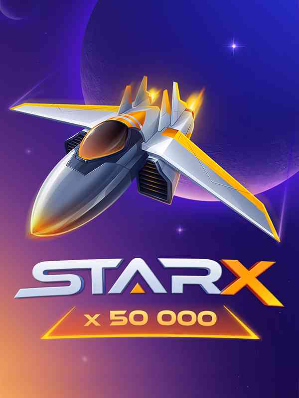 Logo of StarX from 100HP Gaming at Hispin Casino