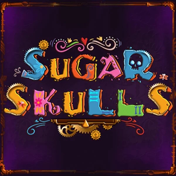 Logo of Sugar Skulls from Booming Games at Hispin Casino