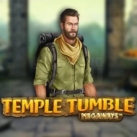 Temple Tumble Megaways slot logo by Relax Gaming at Hispin CasinoTemple Tumble Megaways