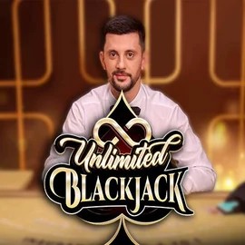 Unlimited Blackjack by Ezugi, showcased at hispincasino.eu – game logo